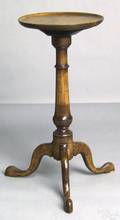 Queen Anne maple candlestand