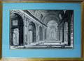ENGRAVING DEPICTING INTERIOR OF CATHEDRAL