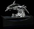 SWAROVSKI DOLPHINS CRYSTAL FIGURINE H 3