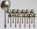 CONTINENTAL 800 SILVER SPOON LOT 13 PIECES