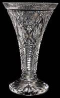 WATERFORD CRYSTAL VASE H 10 DIA 6 14