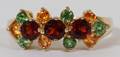 14KT YELLOW GOLD RING WITH GARNETS
