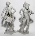 WEST GERMAN ALKA PORCELAIN FIGURES TWO H 8 34