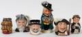 ROYAL DOULTON  OTHER ENGLISH TOBY MUGS SIX