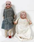 BISQUE HEAD DOLLS TWO