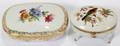 PORCELAIN DRESSER BOXES TWO L 5  4