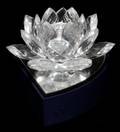 SWAROVSKI CRYSTAL LOTUS BLOSSOM CANDLE HOLDER