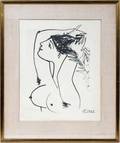 AFTER PICASSO PROCESS PRINT NUDE WOMAN