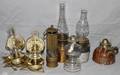 OIL LAMPS SEVEN INCLUDES SKATERS LAMP