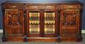 EASTLAKE WALNUT SIDEBOARD LATE 19TH C H 45