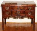 CHIPPENDALE WALNUT CHEST 18TH C H 29 W 36