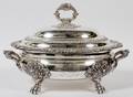 ENGLISH SHEFFIELD PLATE TUREEN 19TH C H 11
