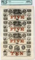 MACOMB COUNTY MICHIGAN BANK NOTES SHEET 5 10