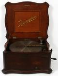 REGINAPHONE MODEL 150 MAHOGANY MUSIC BOX 1900 C