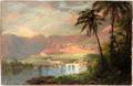 FREDERIC EDWIN CHURCH OIL TROPICAL LANDSCAPE