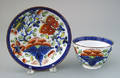 Gaudy Dutch side butterfly cup and saucer
