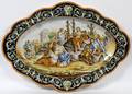 ITALIAN MAJOLICA MONUMENTAL CHARGER 19TH C