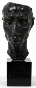 ARNO BREKER BRONZE SCULPTURE PEINTRE GIACOMETTI