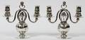 GEORG JENSEN POMEGRANATE STERLING CANDELABRA