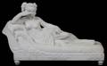 CARVED ITALIAN MARBLE SCULPTURE MADAME RECAMIER