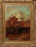 J H BUTTERWORTH OILCANVAS FLORRIE COTTIER