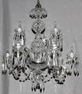 WATERFORD NINELIGHT CRYSTAL CHANDELIER H 24