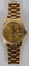 ROLEX 18KT OYSTER PERPETUAL DAYDATE MAN WATCH