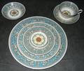 WEDGWOOD PORCELAIN DINNER SERVICE 85 PCS