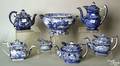 Hollywood Cottage flow blue tureen