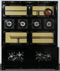 CHINESE BLACK LACQUER MOTHEROFPEARL CABINET