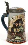 VILLEROY  BOCH METTLACH ETCHED STEIN 2090