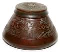 TIFFANY STUDIOS AMERICAN INDIAN BRONZE INKWELL