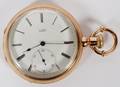 A LANGE  SHNE 18 KT GOLD POCKET WATCH