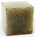 ASTECA CALENDARIO ONYX ENGRAVED CUBE 19TH C