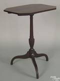 Massachusetts Federal mahogany candlestand ca 1810