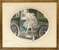 LOUIS ICARTCOLOR ETCHING 1929 COLOR ETCHING