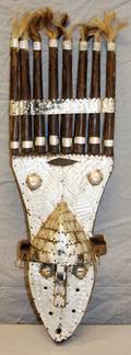 AFRICAN BAMBARA CARVED MASK MALI