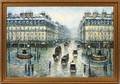 G SHERMAN OIL ON CANVAS PARIS STREET SCENE