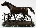 PIERRE MENE BRONZE SCULPTURE LE CHEVAL BARRIERE