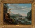 LOUIS CHALON OILC 1732 CONTINENTAL RIVER SCENE