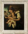 CHARLES DE ROSE OILC MOTHER AND CHILD