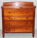 AMERICAN CHERRY CHEST OF DRAWERS C 1850