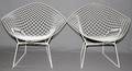 HARRY BERTOIA DIAMOND VINYL COATED STEEL CHAIRS