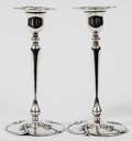SHREVE  CO STERLING CANDLESTICKS PAIR