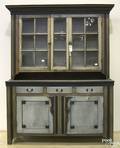 Pennsylvania painted 2part Dutch cupboard