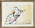 MICHAEL PARKES STONE LITHO DIAMOND WARRIOR