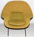 EERO SAARINEN FOR KNOLL UPHOLSTERED WOMB CHAIR