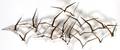 C JERE METAL SCULPTURE A FLOCK OF SEAGULLS