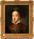 OIL ON CANVAS C 1800 PORTRAIT OF A LADY