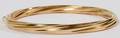 18KT YELLOW GOLD BANGLE BRACELET